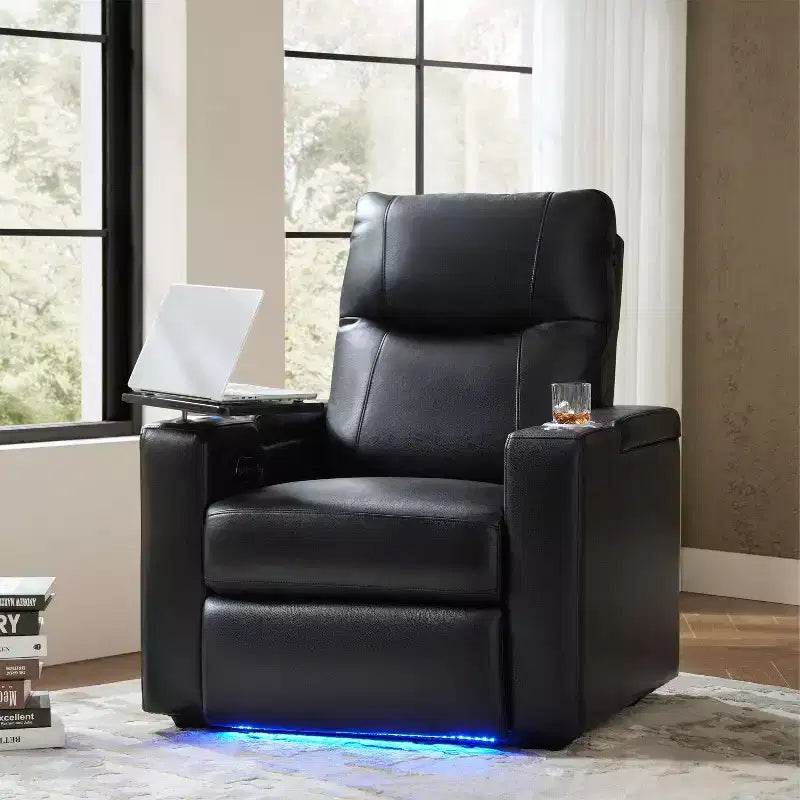 Genuine Leather Recliner Chair