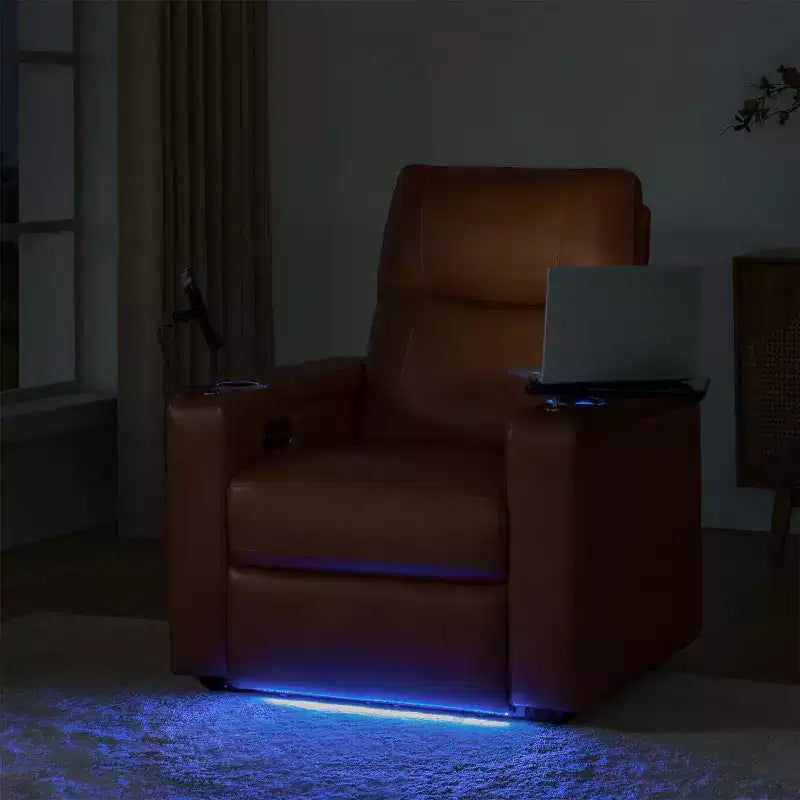 Genuine Leather Recliner Chair