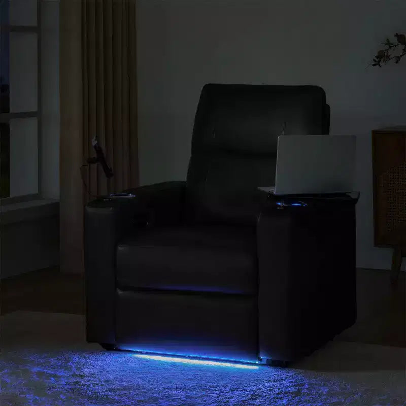 Genuine Leather Recliner Chair