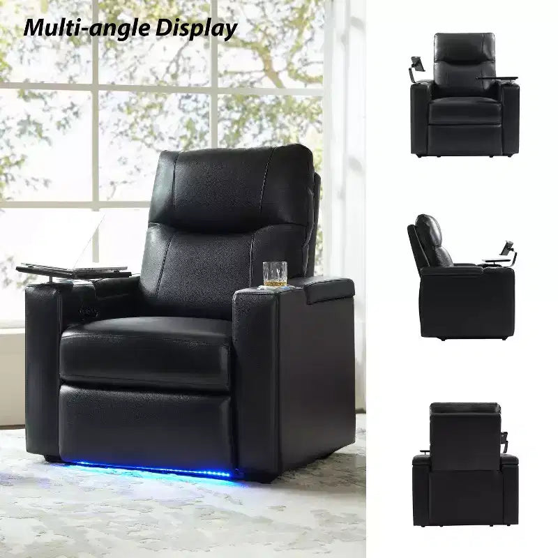 Genuine Leather Recliner Chair