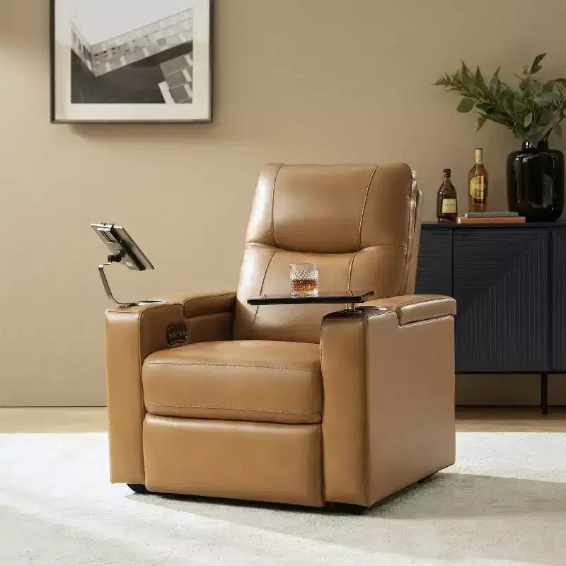 Genuine Leather Recliner Chair