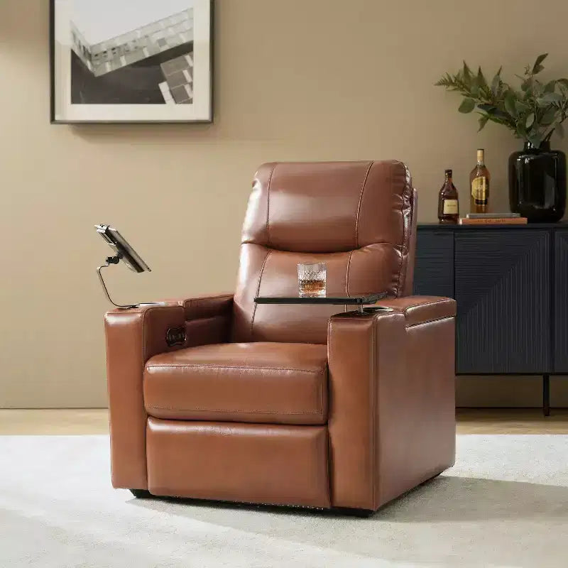 Genuine Leather Recliner Chair