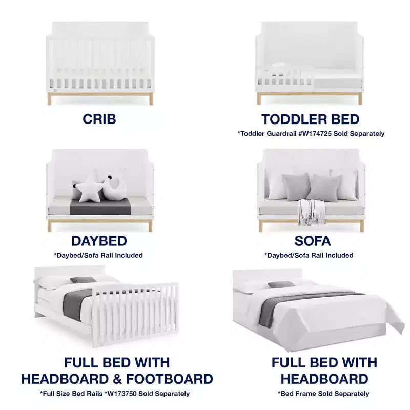 Toddler Guardrail for Convertible Cribs