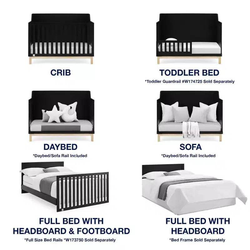 Toddler Guardrail for Convertible Cribs