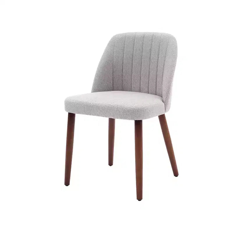 Wooden Dining Chairs, Modern Fabric Side Dinner Chair, Upholstered, for Kitchen, Dining Room, Restaurant