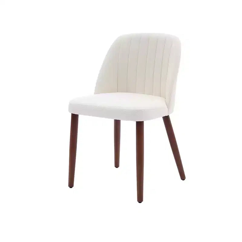 Wooden Dining Chairs, Modern Fabric Side Dinner Chair, Upholstered, for Kitchen, Dining Room, Restaurant