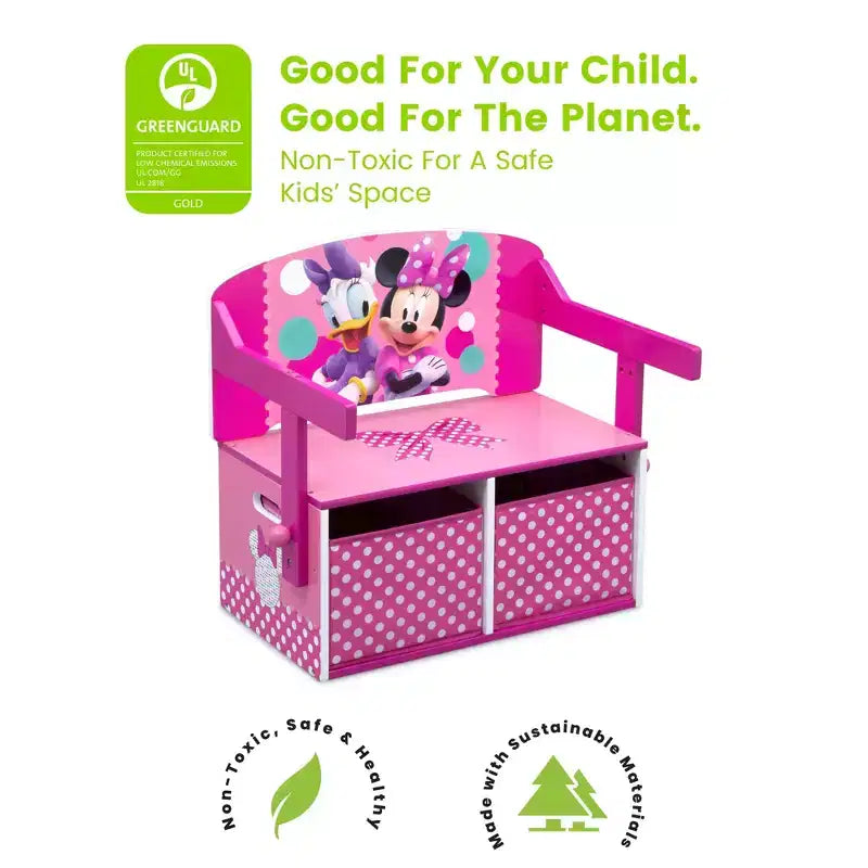 Kids 3-in-1 Activity Bench
