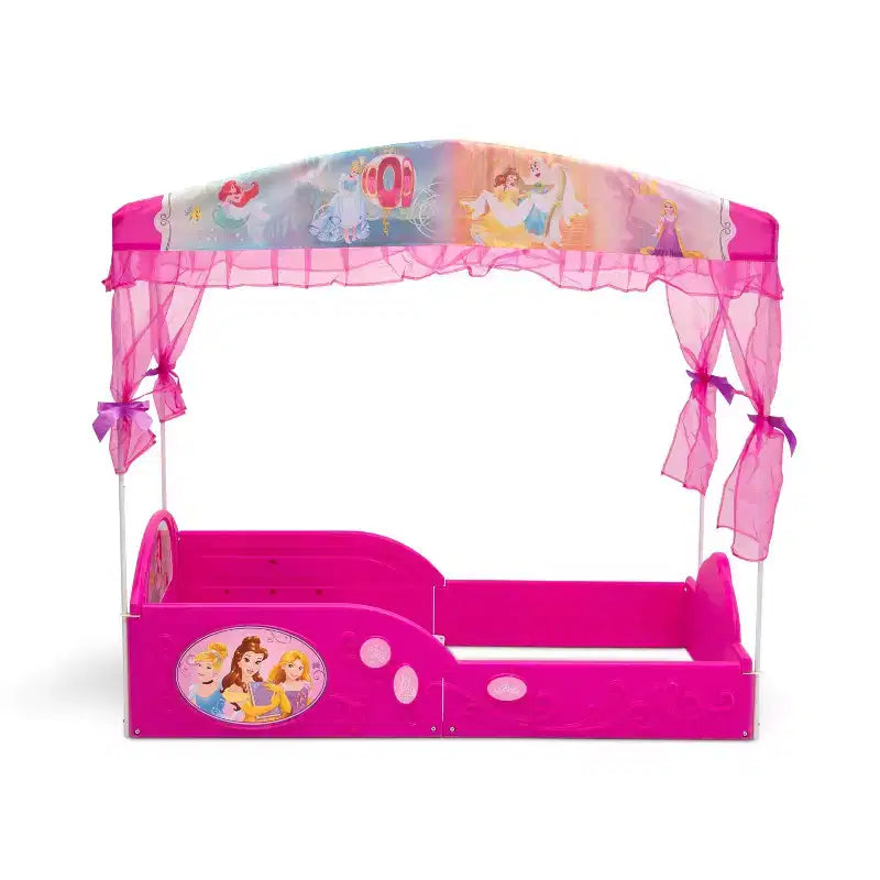 Sleep and Play Toddler Bed with Canopy