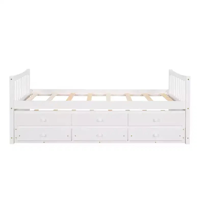 Full & Twin Daybed with Trundle and Storage Drawers