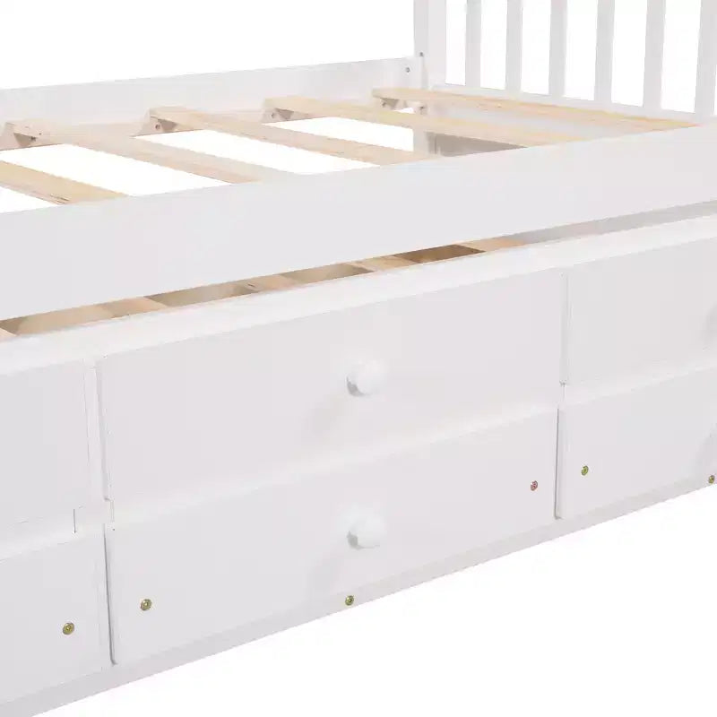 Full & Twin Daybed with Trundle and Storage Drawers