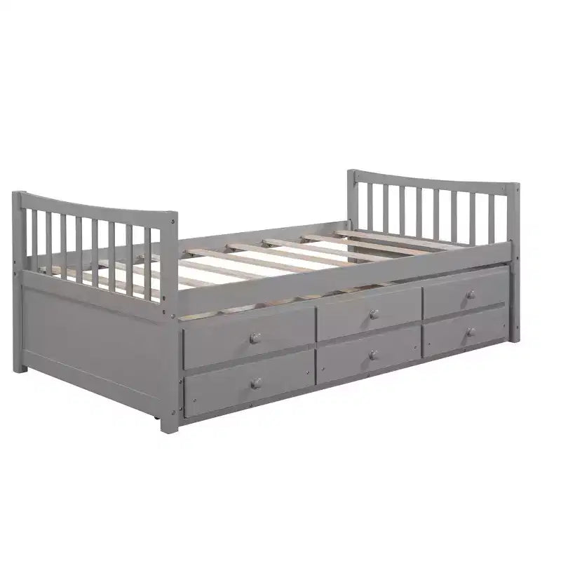 Full & Twin Daybed with Trundle and Storage Drawers