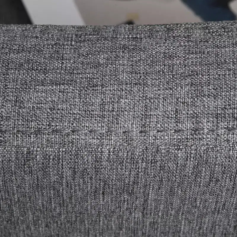 Convertible Sofa Lounger Chair Bed, Multi-Functional Sleeper Recliner with Tufted Upholstered Fabric, Adjustable Angle Backrest, Pillow, Gray