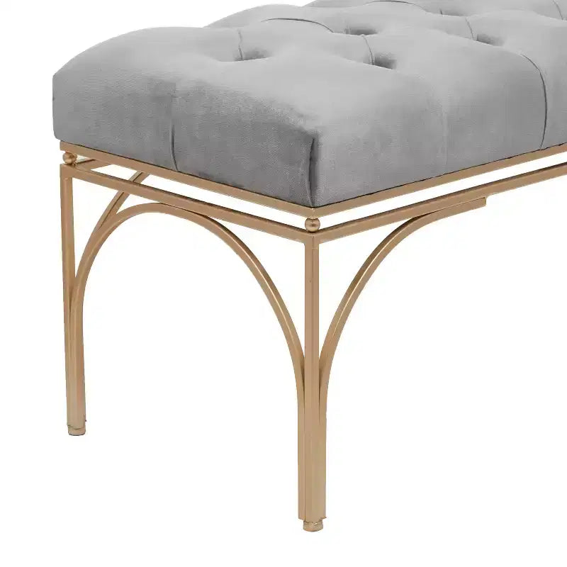 Rectangular Glam Velvet Bench