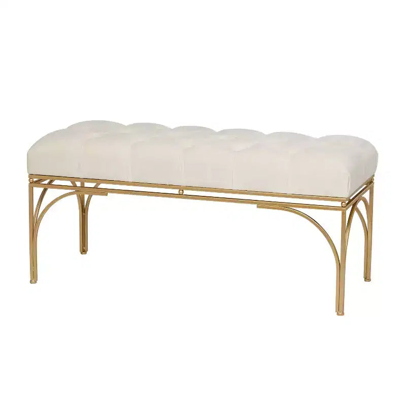 Rectangular Glam Velvet Bench
