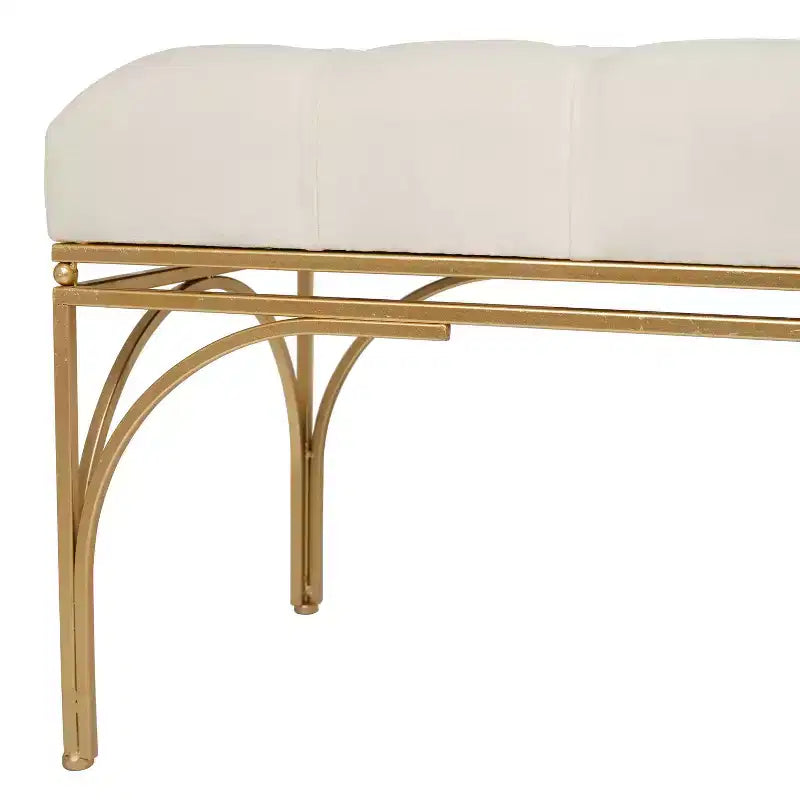 Rectangular Glam Velvet Bench