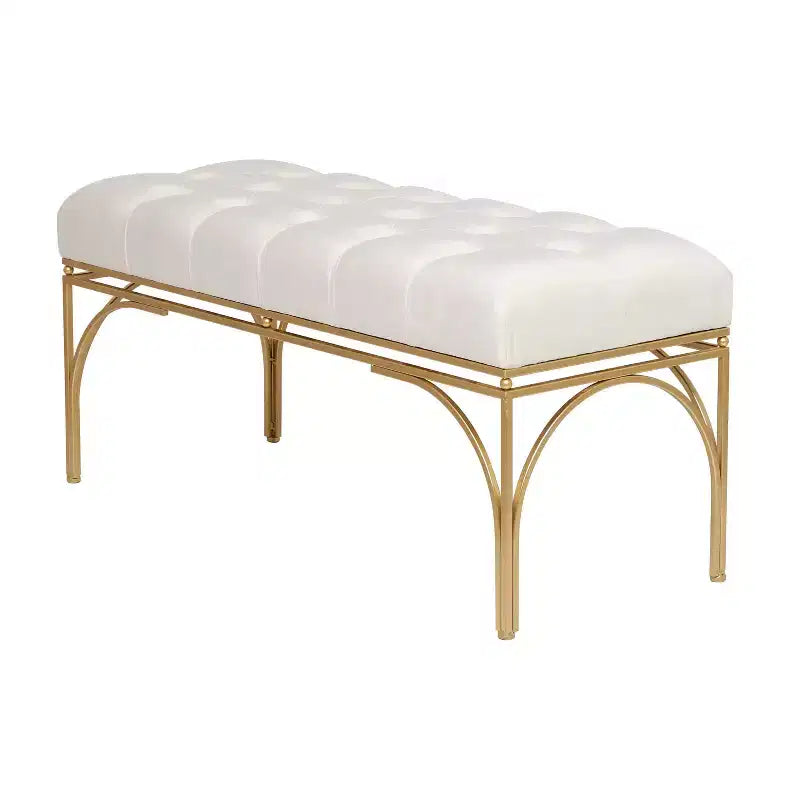Rectangular Glam Velvet Bench