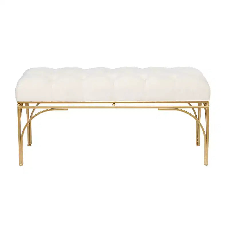 Rectangular Glam Velvet Bench