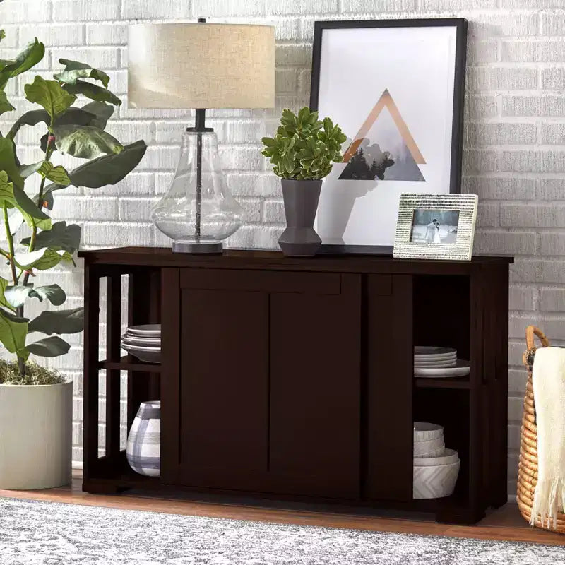 Modular Design Stackable Cabinet with Sliding Doors