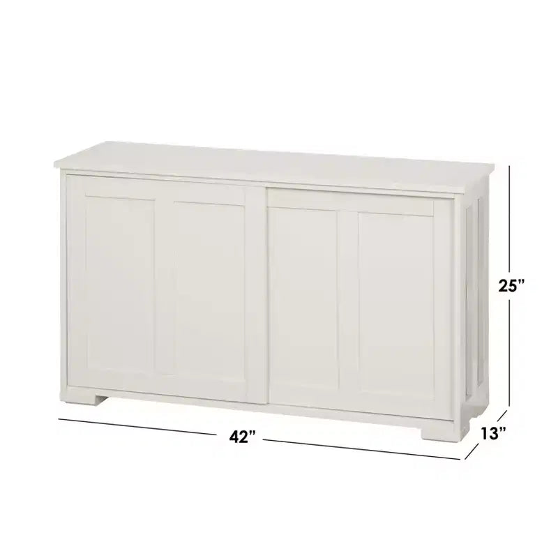 Modular Design Stackable Cabinet with Sliding Doors