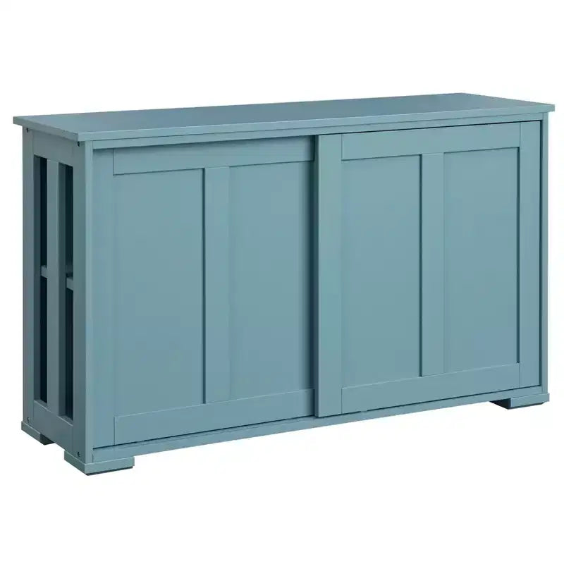 Modular Design Stackable Cabinet with Sliding Doors