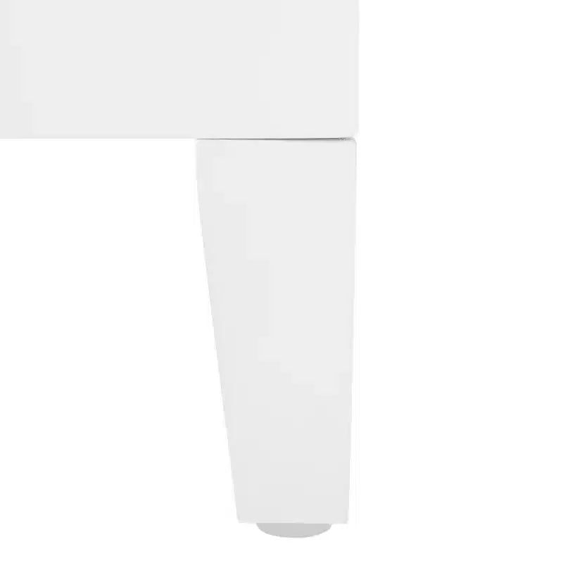 2-Door 1-Shelf Media Stand, White